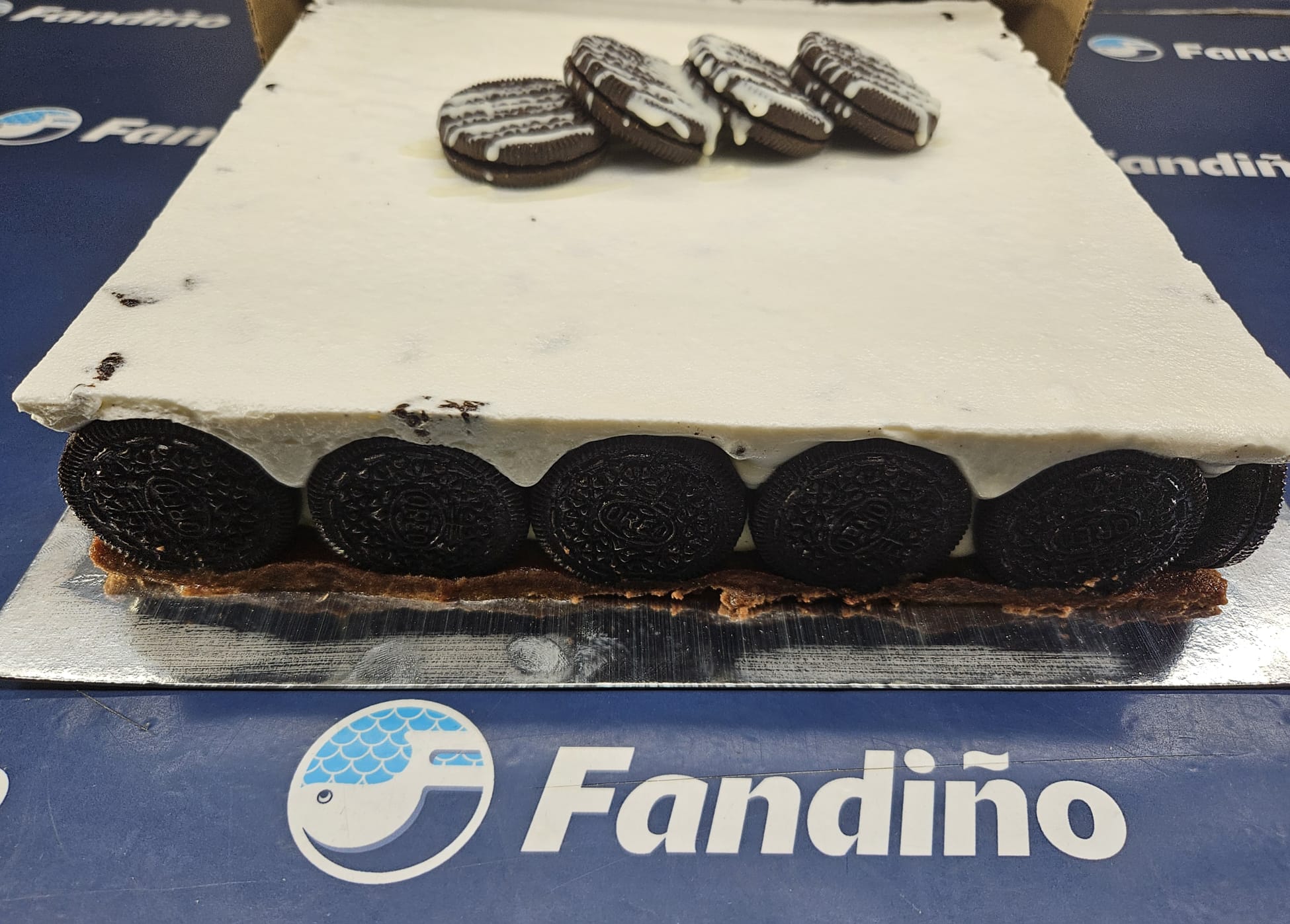 TARTA CON GALLETA OREO