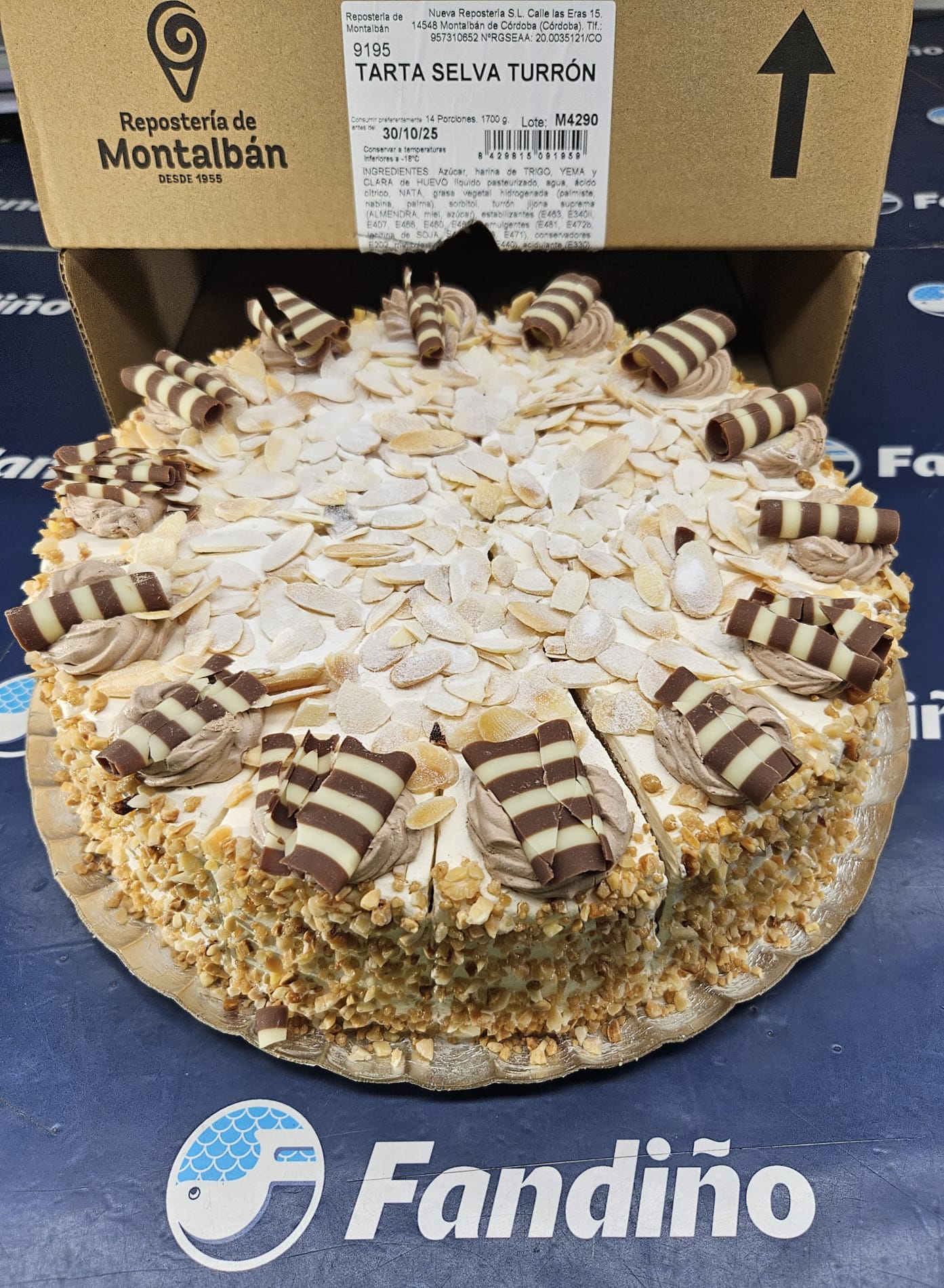 TARTA SELVA DE TURRON